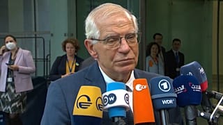 El jefe de la diplomacia de la UE, Josep Borrell, a su llegada a la reunión de ministros de Exteriores en Luxemburgo