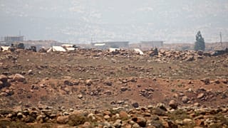 Lübnan sınırında konuşlanan Suriye askerleri (arşiv) 
