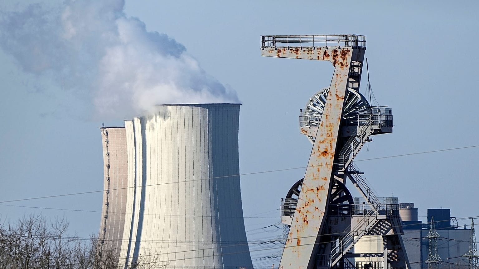 Kohlekraftwerk in Gelsenkirchen (Aufnahme vom 8. März 22)
