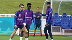 جانب من تدريب المنتخب الإنجليزي
