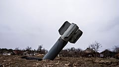 Nach einem Raketenangriff auf Dnipro - im April 2022