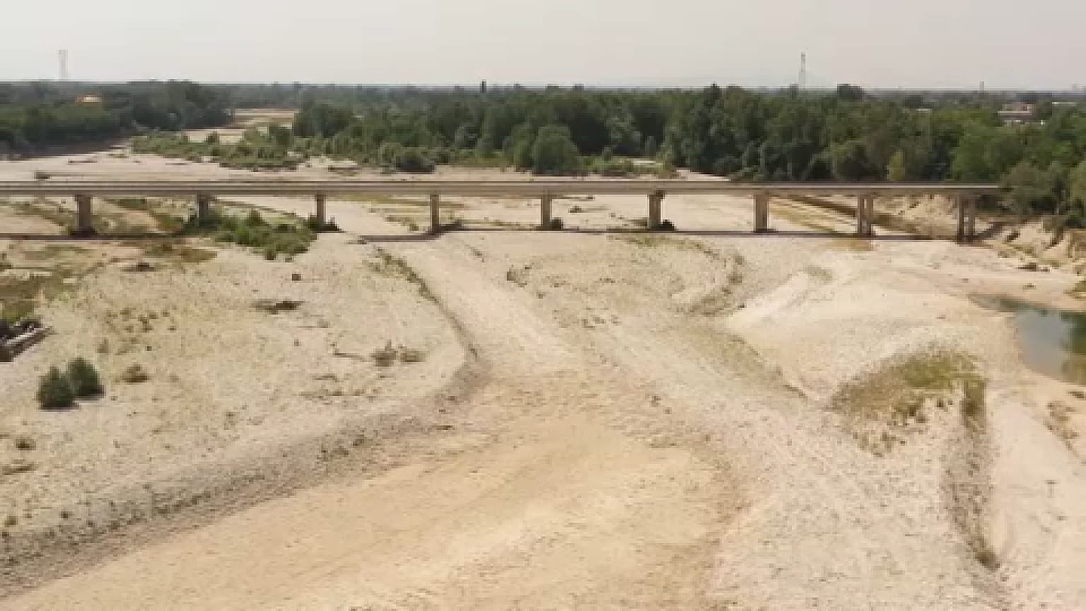Il fiume Brenta, nel territorio della provincia di Vicenza. 