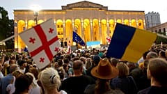 Protest für Europa in Georgien