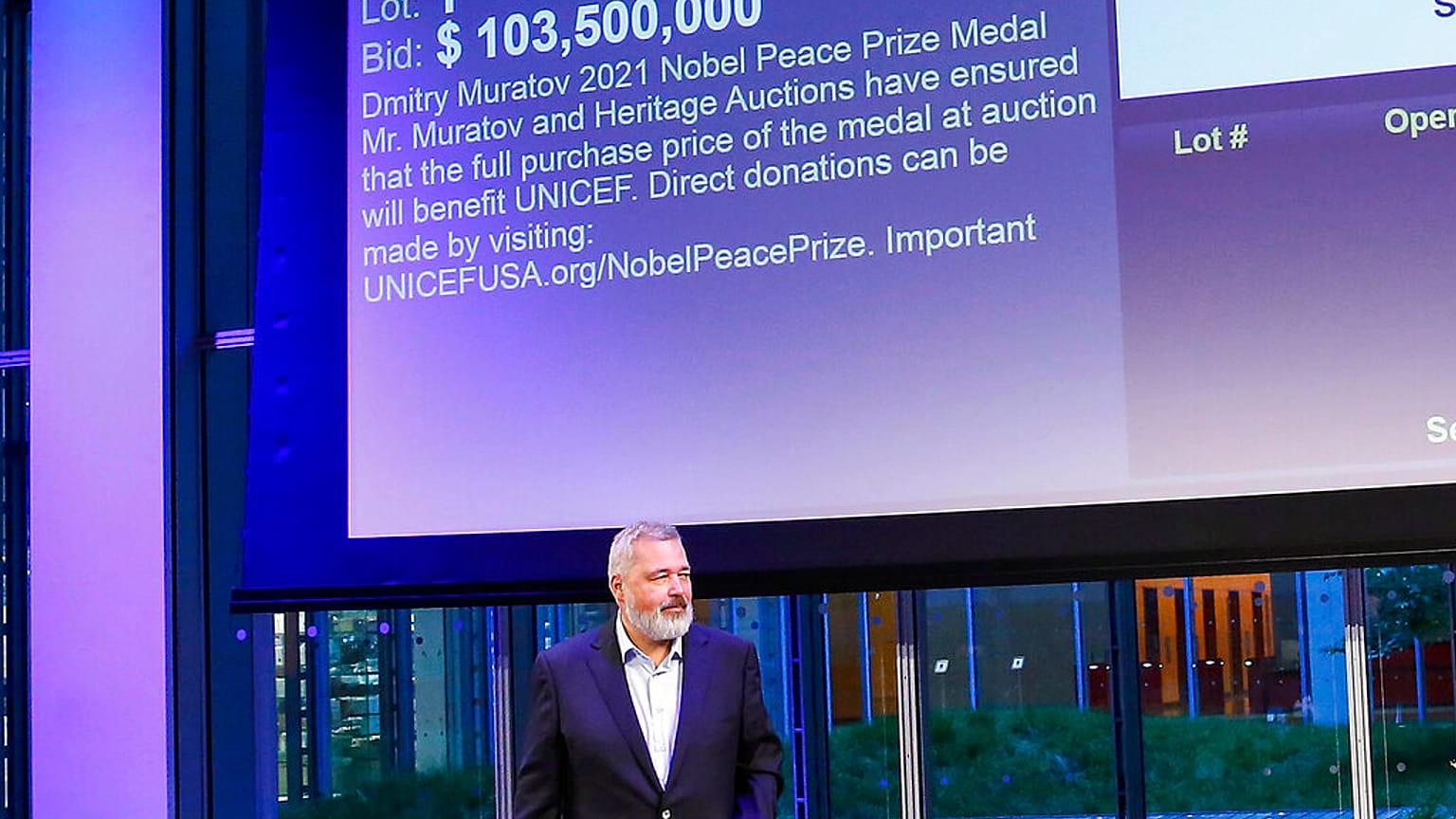 Rekorderlös für Nobelpreismedaille