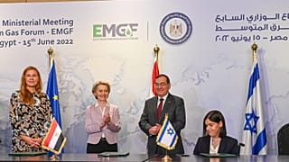 Ursula von der Leyen tárgyalása Egyiptomban