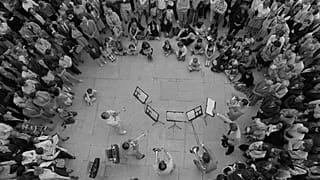Concert lors de la première Fête officielle de la Musique, le 21 juin 1982