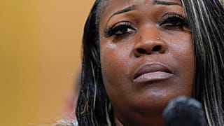 Wandrea "Shaye" Moss, a former Georgia election worker, testifies to the House select committee investigating 6 Jan attack on US Capitol, 21 June 2022