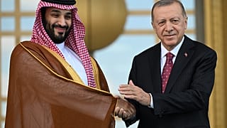 ولي العهد اسعودي محمد بن سلمان والرئيس التركي رجب طيب إروغان 