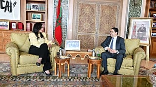 وزيرة الداخلية الإسرائيلية إيليت شاكيد ووزير الخارجية المغربي ناصر بوريطة