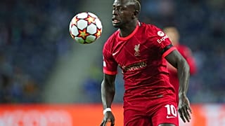 Sadio Mané a Liverpool mezében. 