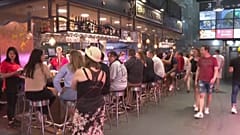 Un bar de Barcelona (España).  