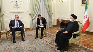 دیدار ابراهیم رئيسی با سرگئی لاوروف