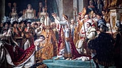 "The Consecration of Emperor Napoleon and the Coronation of the Empress Josephine in Notre-Dame cathedral on 2 December 1804" by French painter Jacques Louis David