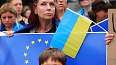 Ukrainische Anhänger eines EU-Beitritts ihres Landes