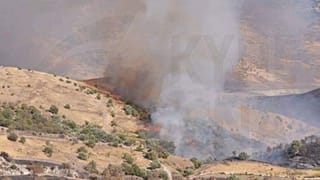  Πυρκαγιά στα κατεχόμενα εδάφη της Κύπρου