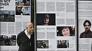 "The War Is Not Over" exhibition opened in Taras Shevchenko park in Kyiv 