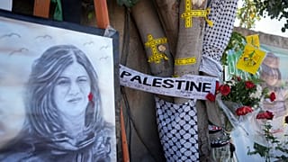 محل کشته شدن شیرین ابوعاقله، خبرنگار فلسطینی شبکه الجزیره درکرانه باختری 