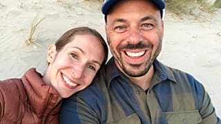 Andrea e Jay, durante una vacanza nel gennaio 2022.