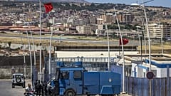 İspanya'nın Kuzey Afrika'daki topraklarından Melilla kentindeki sınır hattı