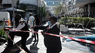 صورة أرشيفية للشرطة في جنوب افريقيا 