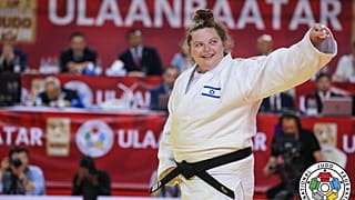 La judokate israélienne Raz Hershko, remporte la médaille d'or