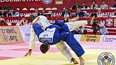 Jorge Fonseca e Matvey Kanikovskiy na final de -100kg.