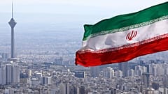 پرچم ایران در تهران پایتخت