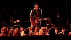 This image released by Warner Bros. Pictures shows Austin Butler in a scene from "Elvis."