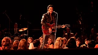 This image released by Warner Bros. Pictures shows Austin Butler in a scene from "Elvis."