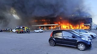 lerombolt bevásárlóközpont Kremencsukban