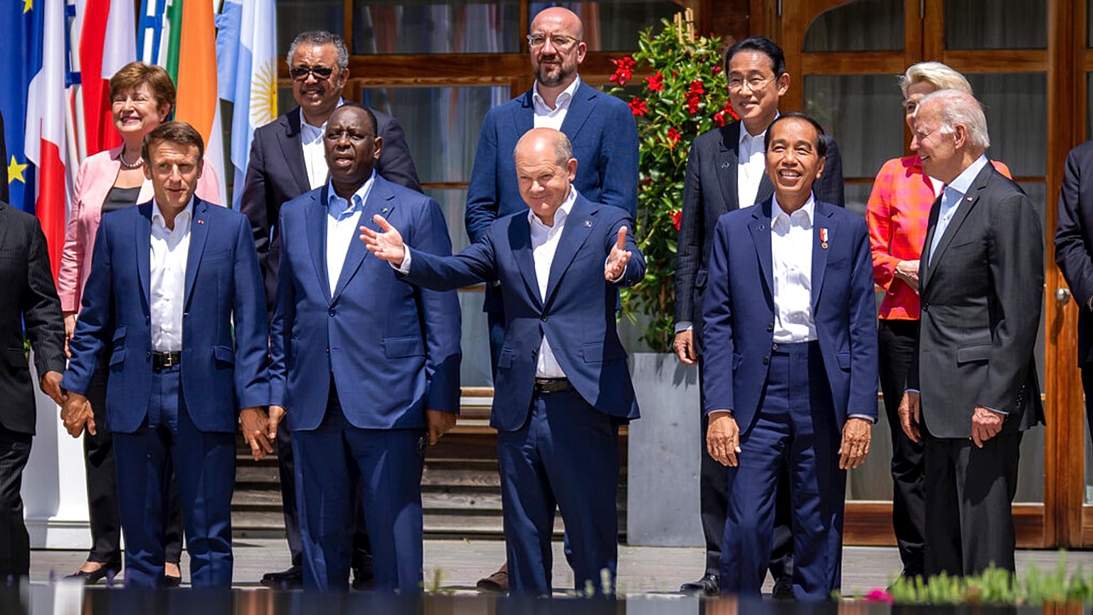 Foto de família do G7