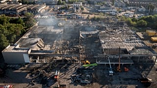 ТРЦ в Кременчуге после ракетного удара 