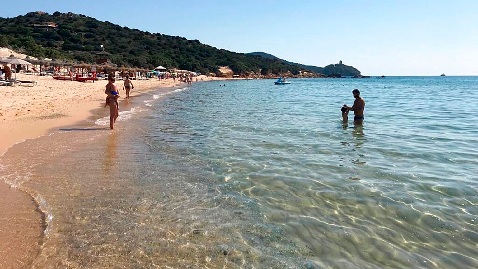 Sardunya Adası'nın plajları