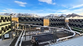 Climeworks' first and largest carbon-capture plant in Iceland, Orca.