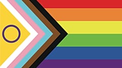 The Intersex-inclusive Progress Pride flag by Valentino Vecchietti