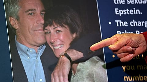 Acting US Attorney for the Southern District of New York, Audrey Strauss, announces charges against Ghislaine Maxwell during a press conference in New York City, July 2020