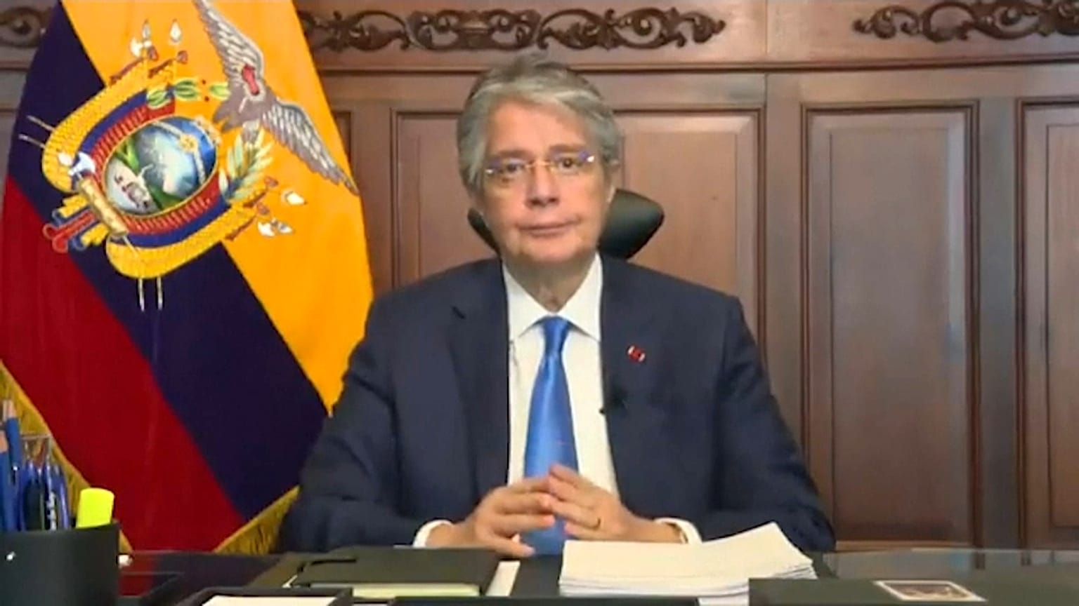 Guillermo Lasso, presidente de Ecuador.