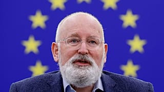 Vice President of the European Commission, Frans Timmermans at the European Parliament in Strasbourg, Eastern France, Nov. 24 2021.