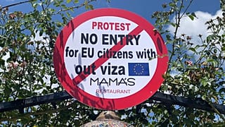 The sign outside Mama's Restaurant 