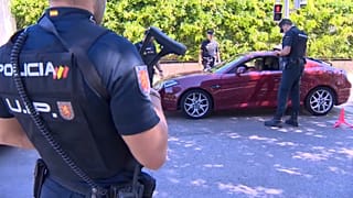 Controles policiales en Madrid