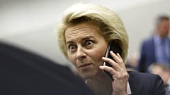 Ursula von der Leyen 2015-ben védelmi miniszterként a Bundestagban