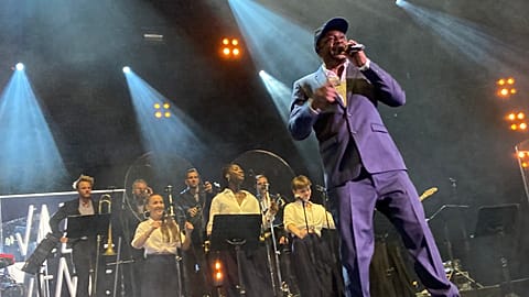 MC Solaar performing at the Jazz à Vienne festival. 