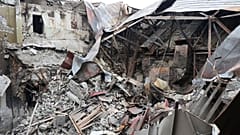 El teatro de Mariúpol tras el bombardeo 