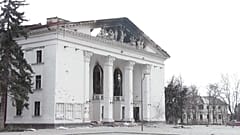 Theater der ukrainischen Hafenstadt Mariupol 