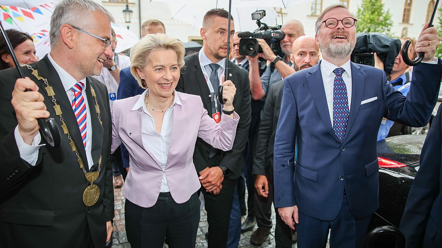 Déplacement de la présidente de la Commission européenne pour l'ouverture de la présidence tchèque de l'UE
