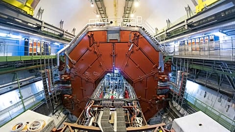 Higgs Boson machine in Cern