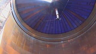 Warmwasserspeicher am Kraftwerk Reuter in Berlin