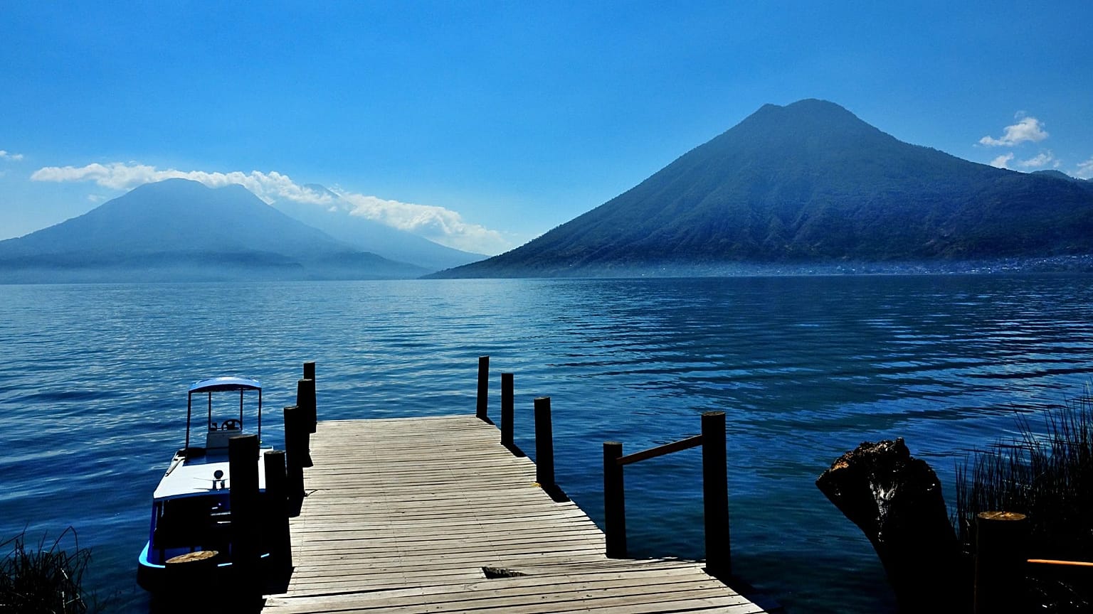 Lake Atitlan in Guatemala – a country whose popularity is soaring with solo travellers