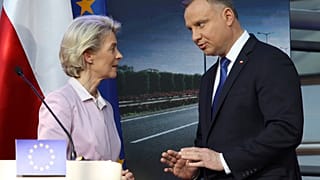 Ursula von der Leyen said an element of the Polish judicial reforms was already missing.