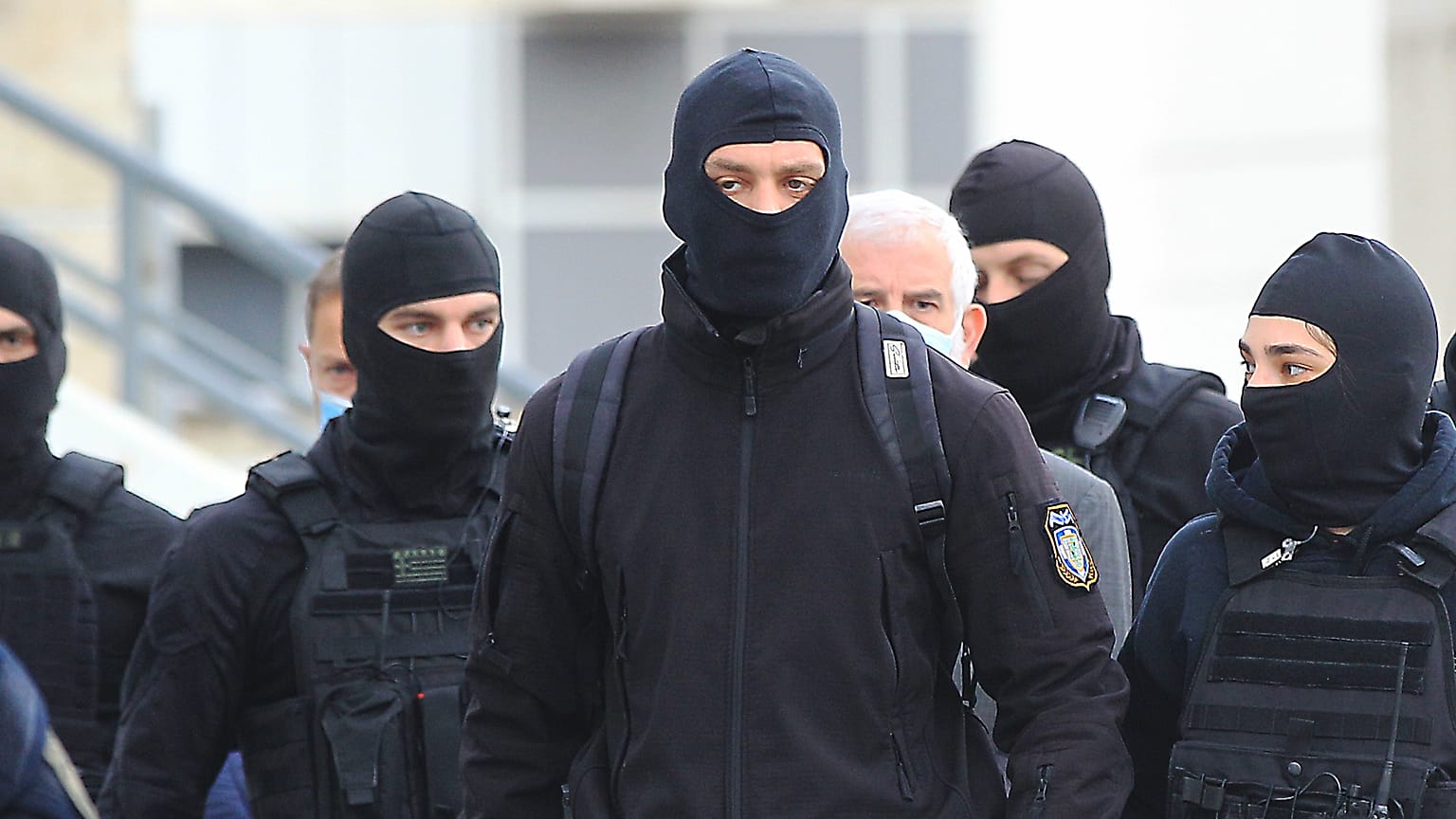 Ο Πέτρος Φιλιππίδης με τον Δημήτρη Λιγνάδη προσέρχονται στο Μικτό Ορκωτό Δικαστήριο, Αθήνα Παρασκευή 01 Απριλίου 2022